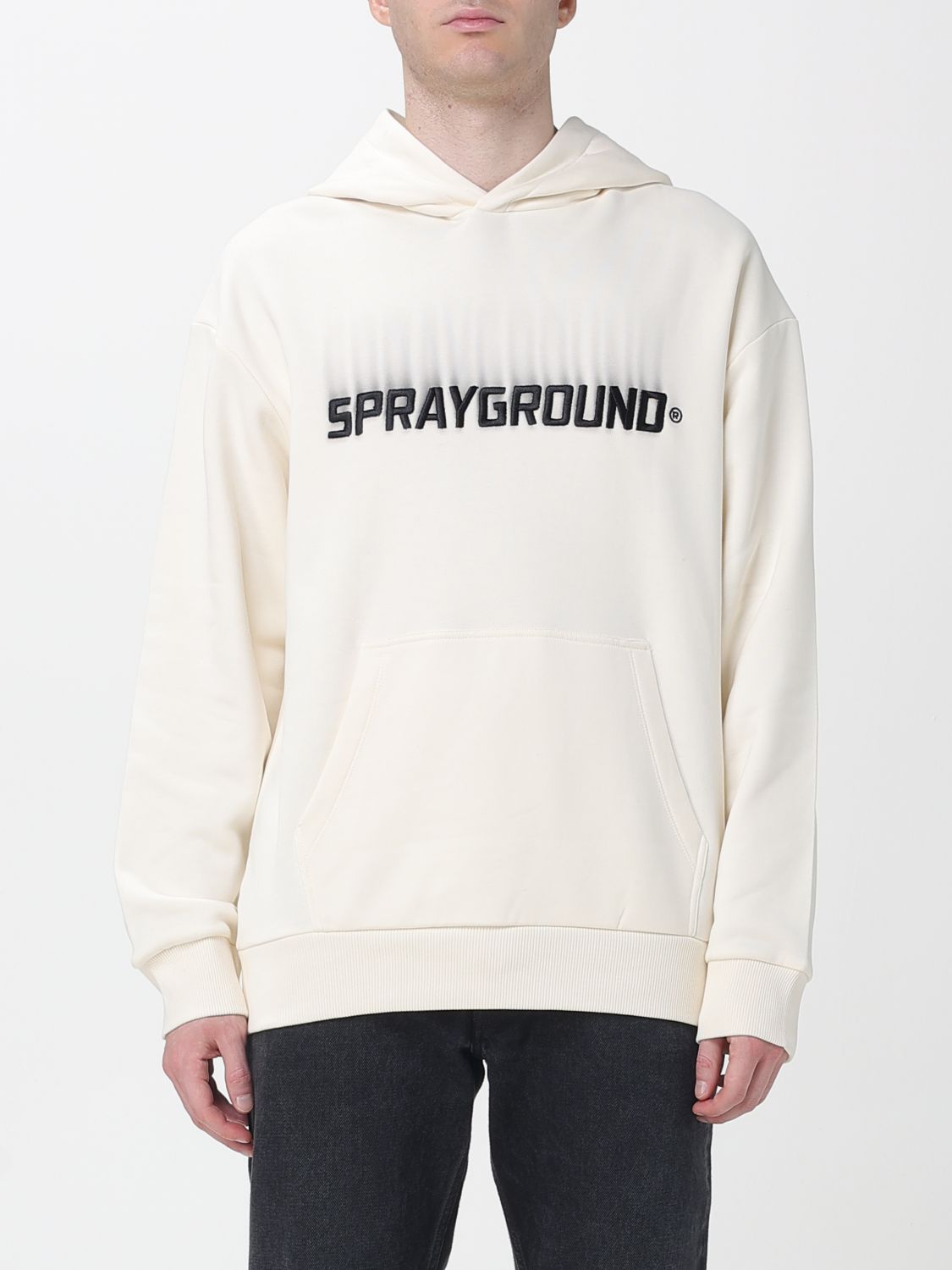 Sprayground Logo-embroidered Hoodie In Red