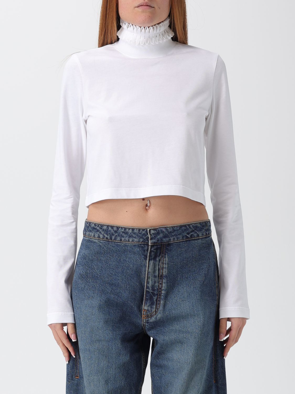 ALAÏA T-Shirt Woman color White