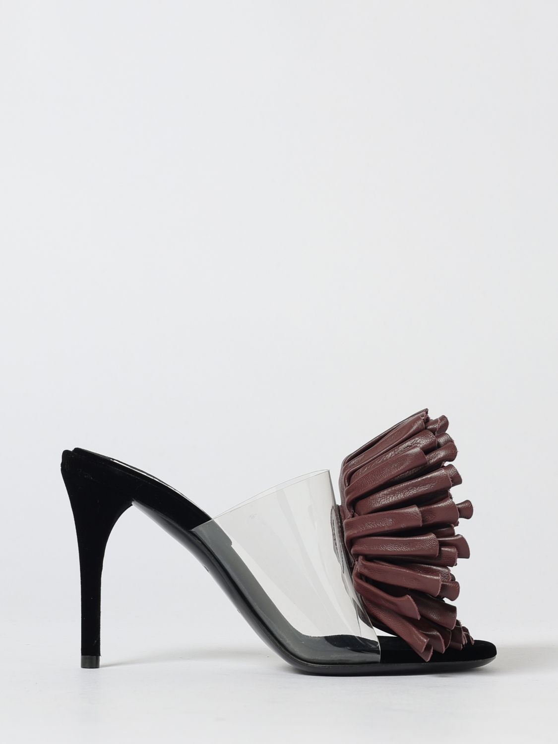 Heeled Sandal AlaÏA Woman Color Burgundy