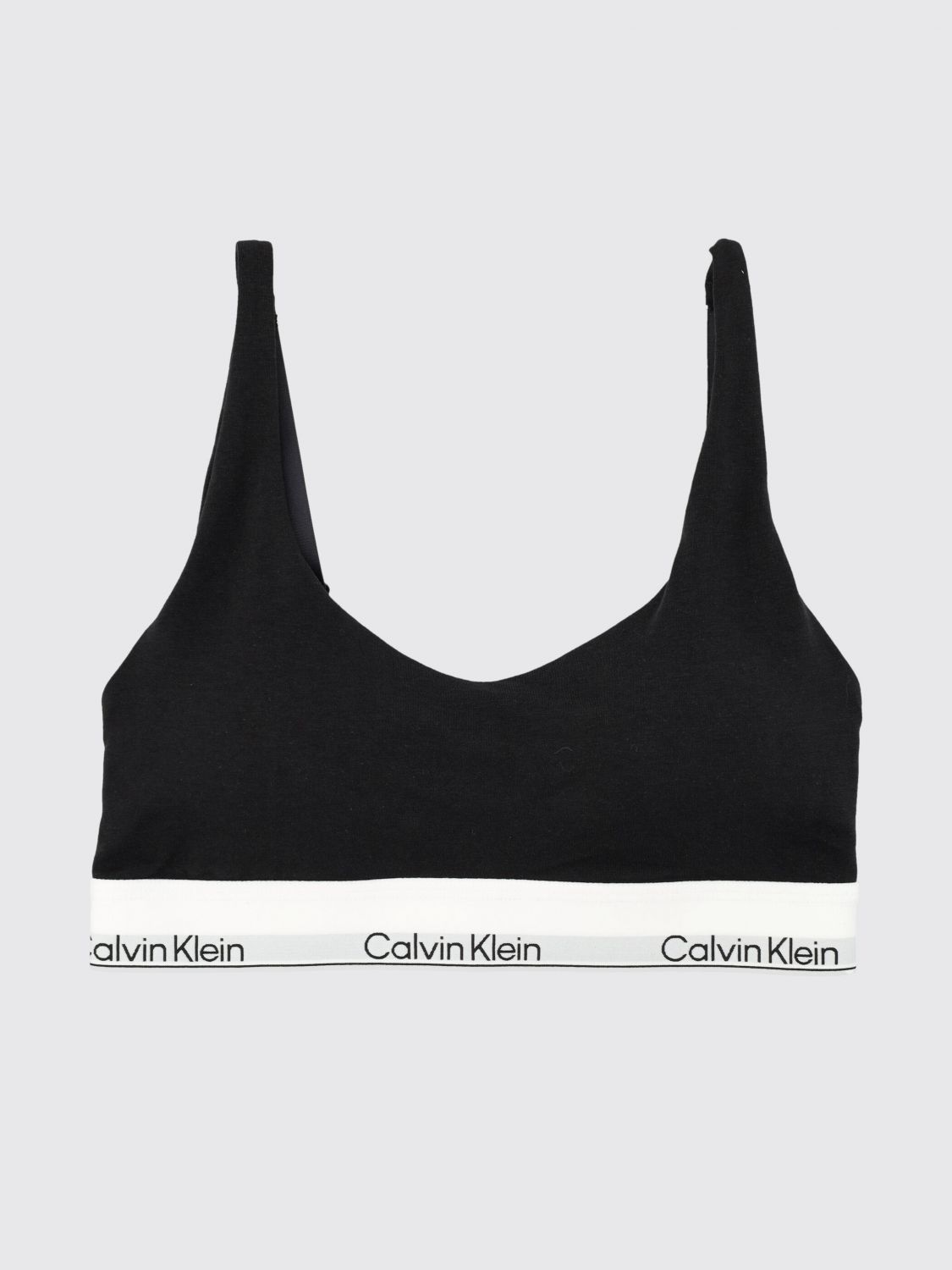 Calvin Klein Icon Cotton Modal Infinity Bond Bralette In Black