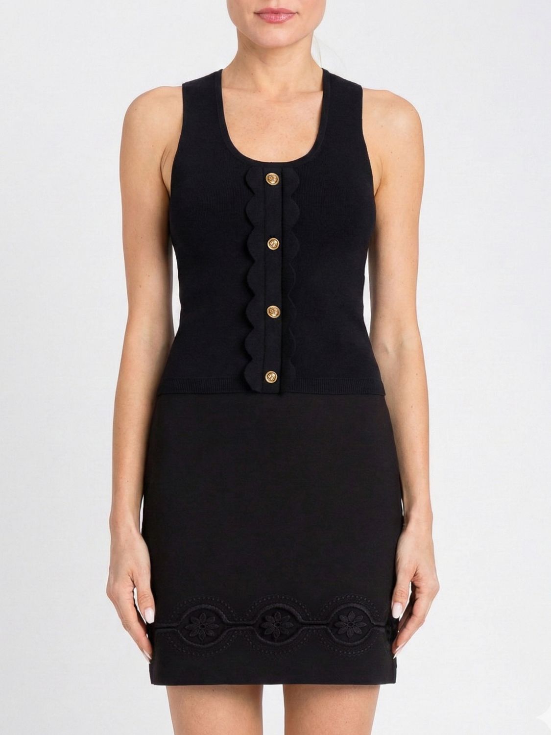 Twinset Top  Woman Color Black In Black