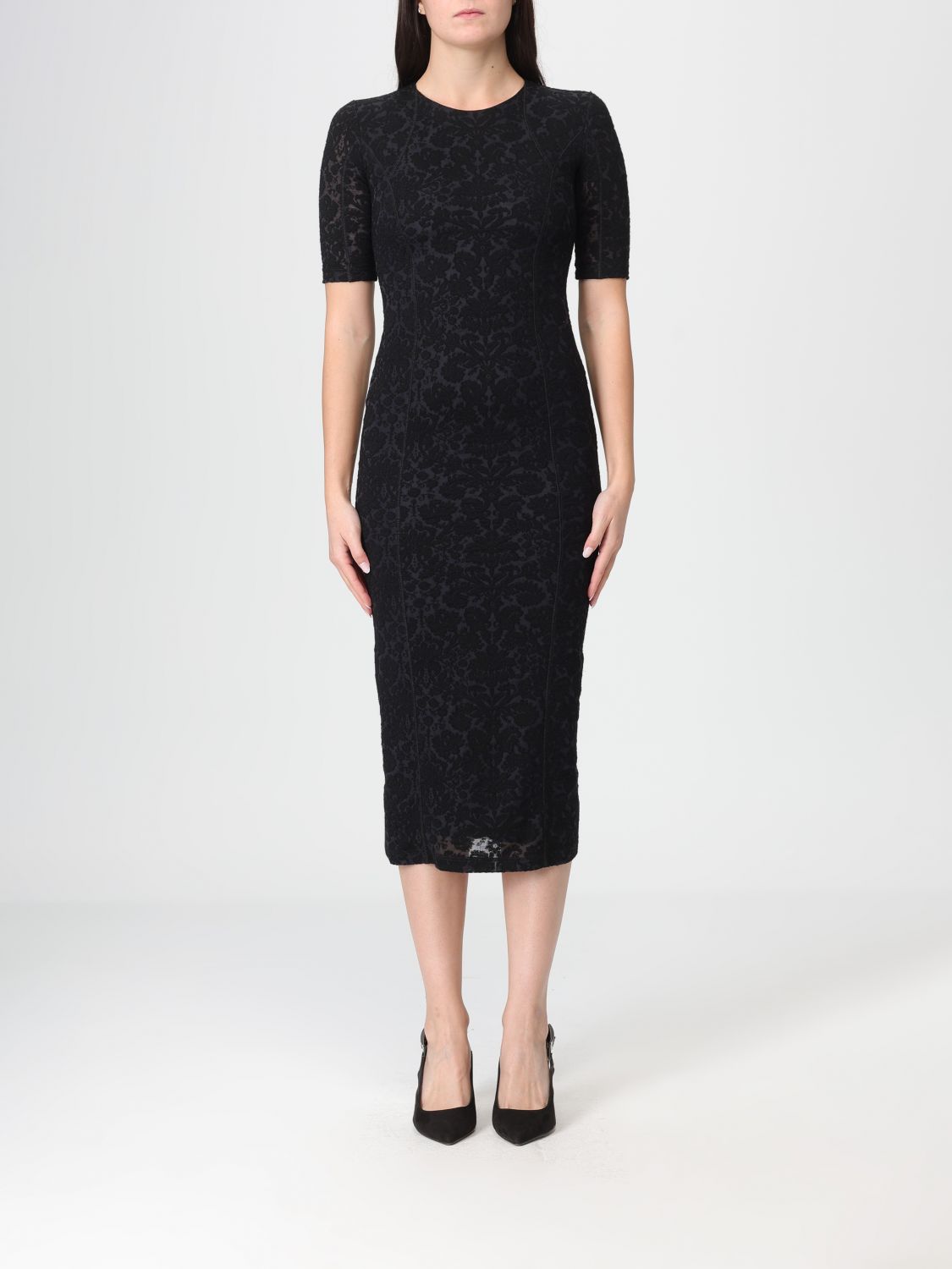 Pinko Dress  Woman Color Black In Black