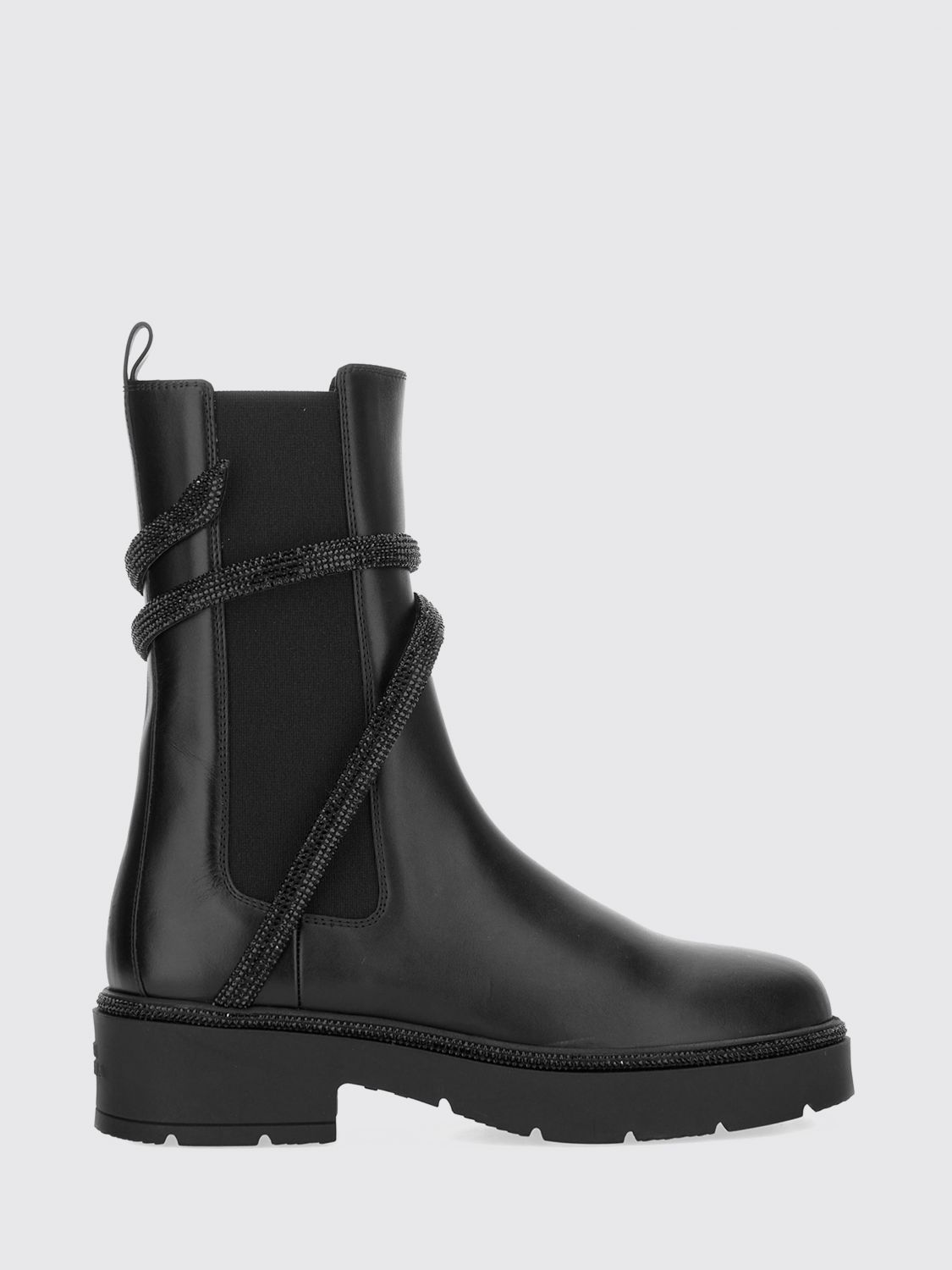 René Caovilla Rene Caovilla Biker Cleo Combat Boot In Black