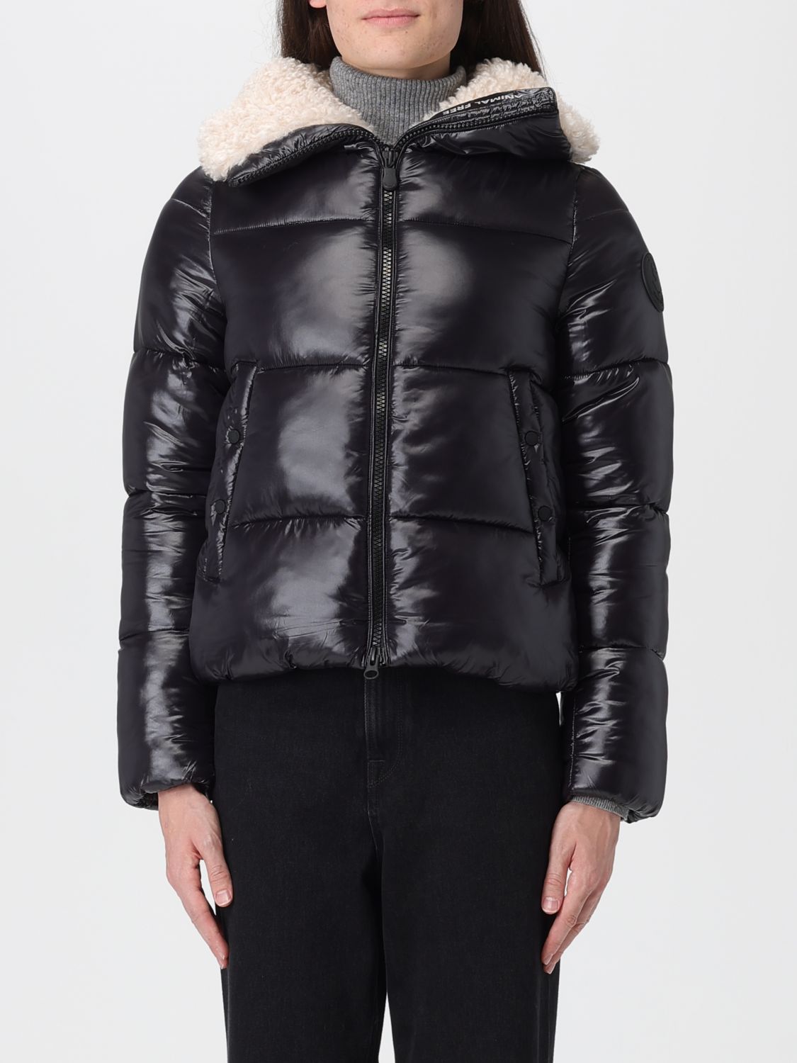 Save The Duck Jacket Woman Color Black In Black
