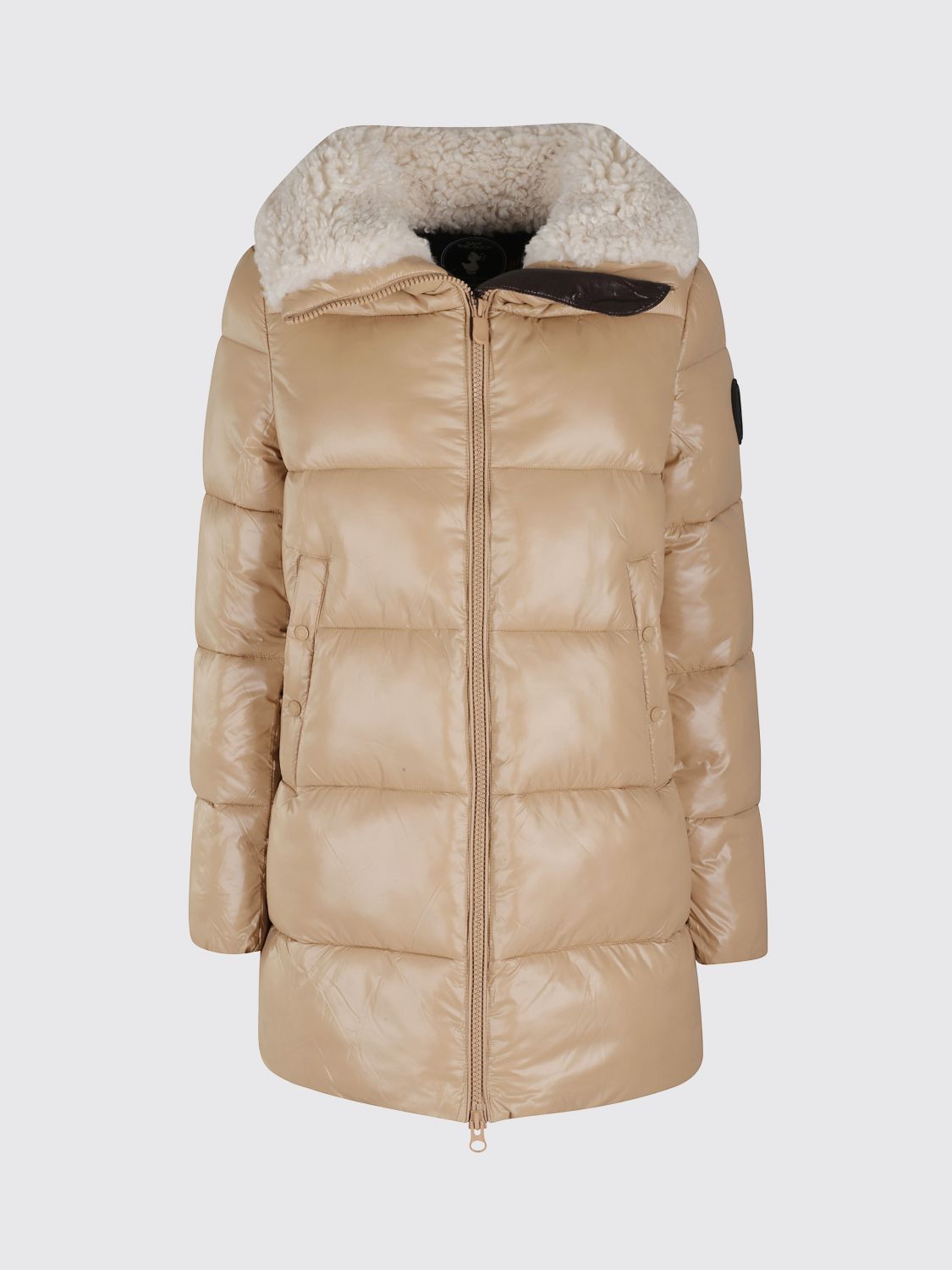 Save The Duck Padded Coat In Brown