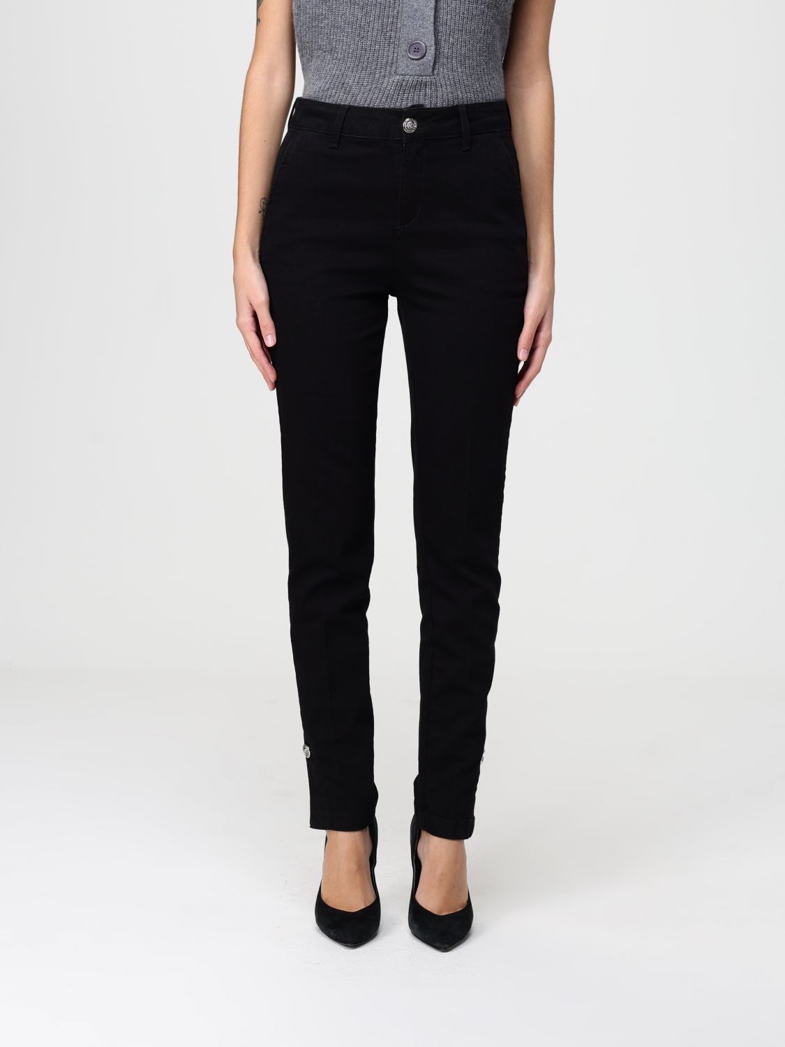 Liu Jo Damen Schwarz Jeans Woman Color