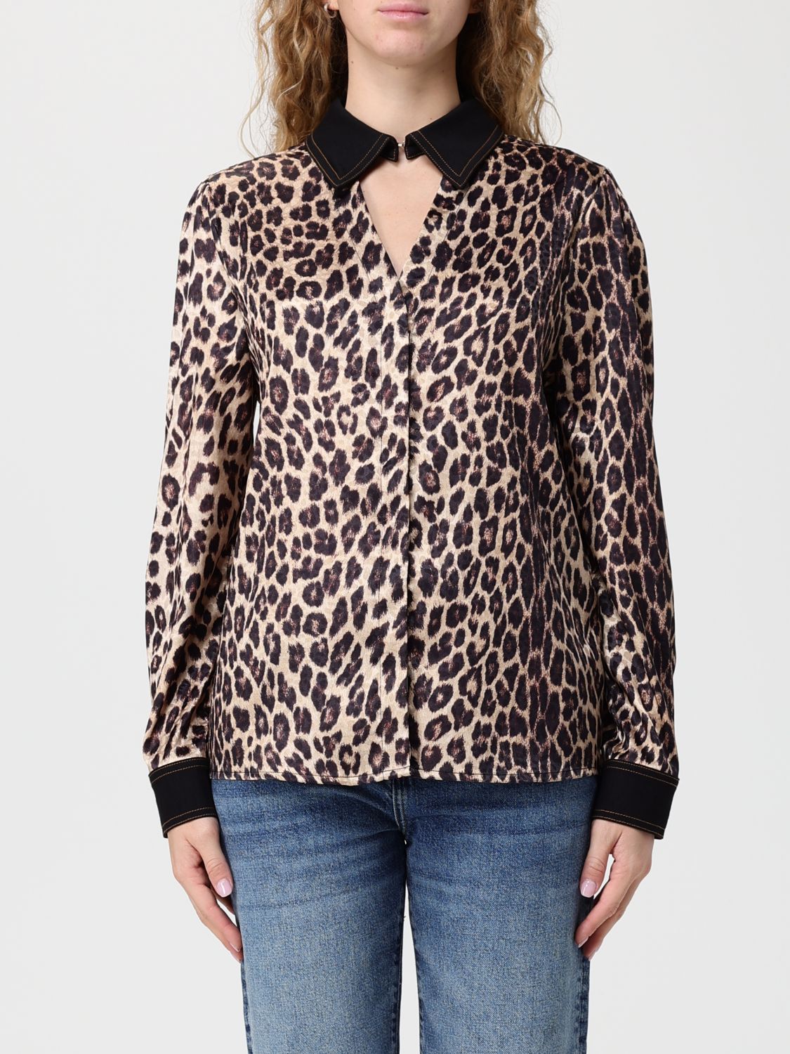 Liu •jo Shirt Liu Jo Woman Color Multicolor In Animal Print