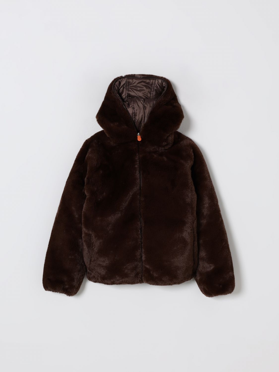 Save The Duck Fur  Kids Color Brown In Brown