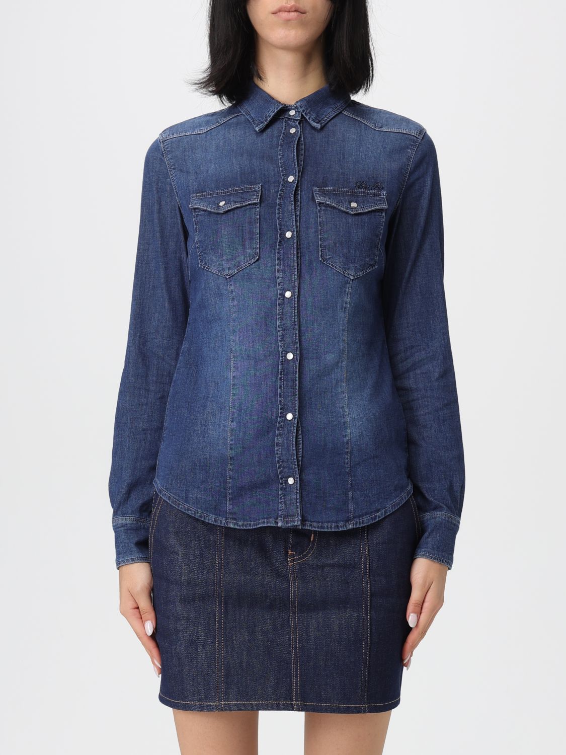 Liu •jo Shirt Liu Jo Woman Color Blue In Blue