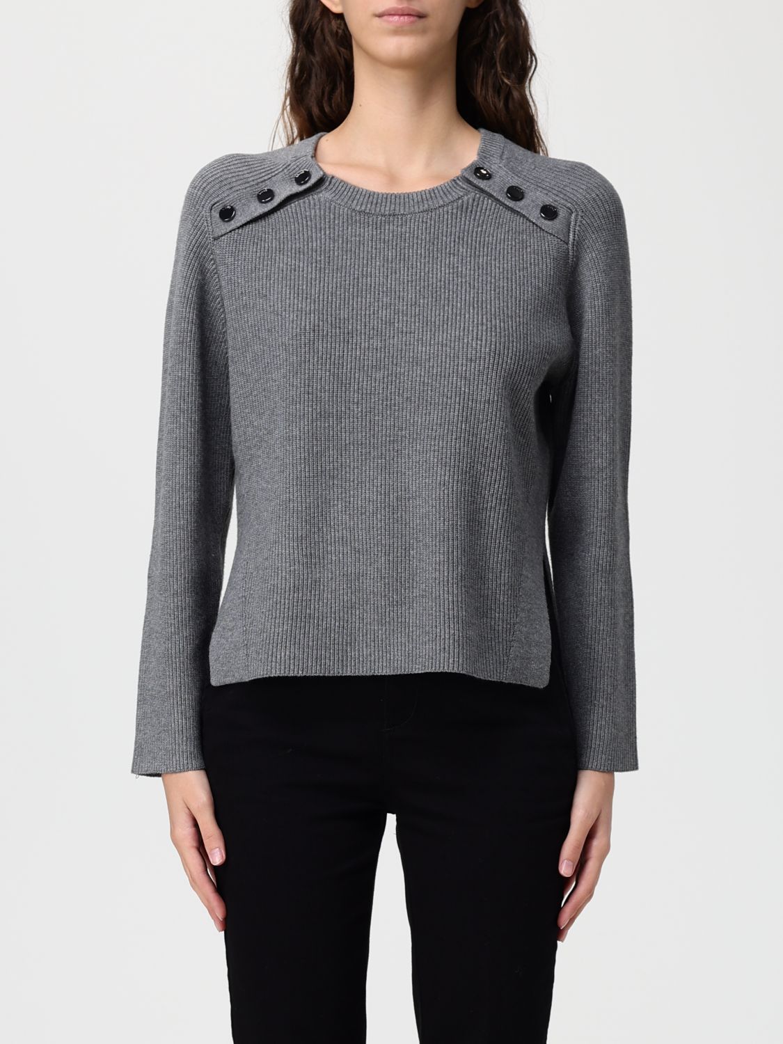 Liu •jo Sweater Liu Jo Woman Color Grey In Gray