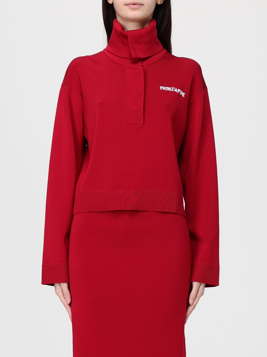 Patrizia Pepe Sweater Woman Color Red In Red