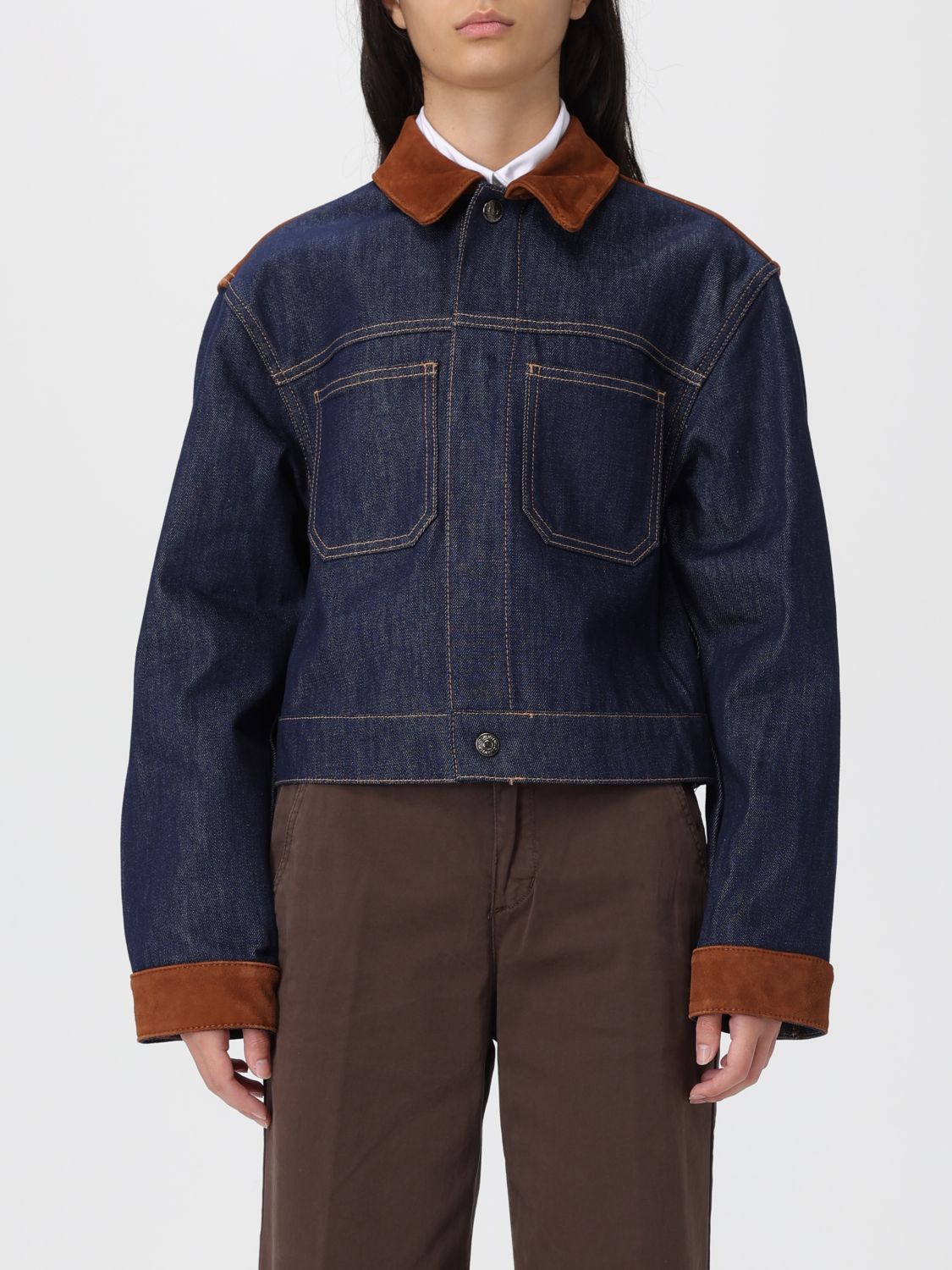 Liu •jo Coat Liu Jo Woman Color Denim In Multi