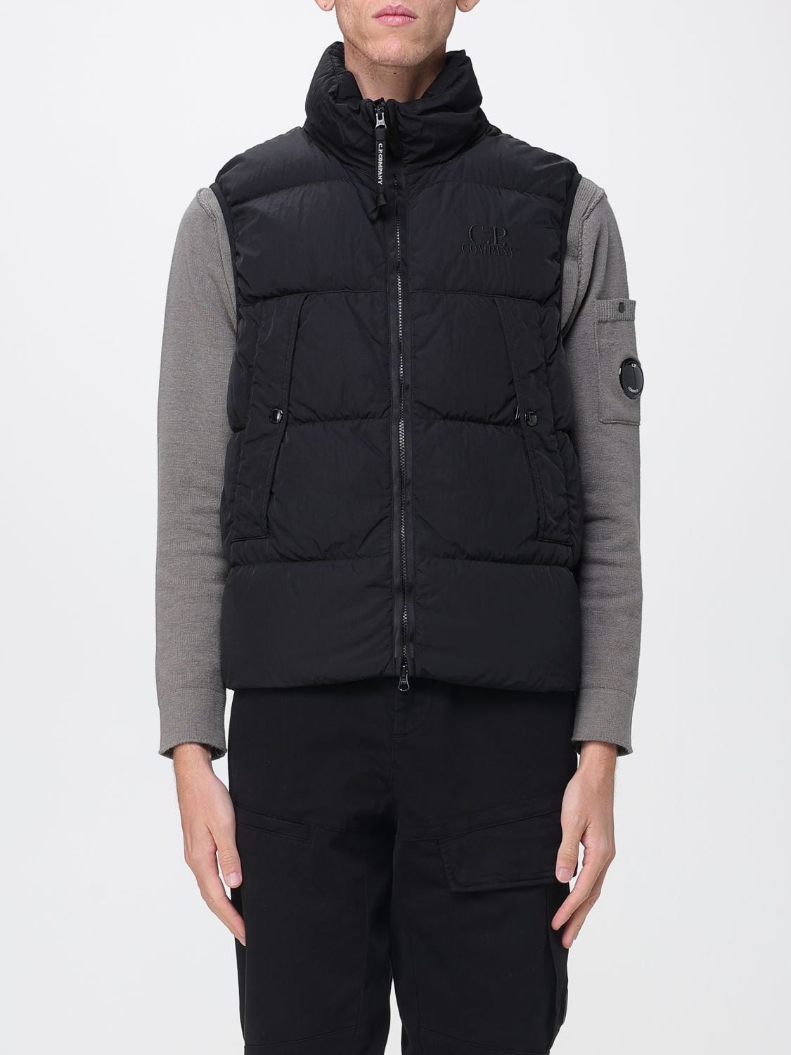 C.p. Company Coat C. P. Company Men Color Black In Multi