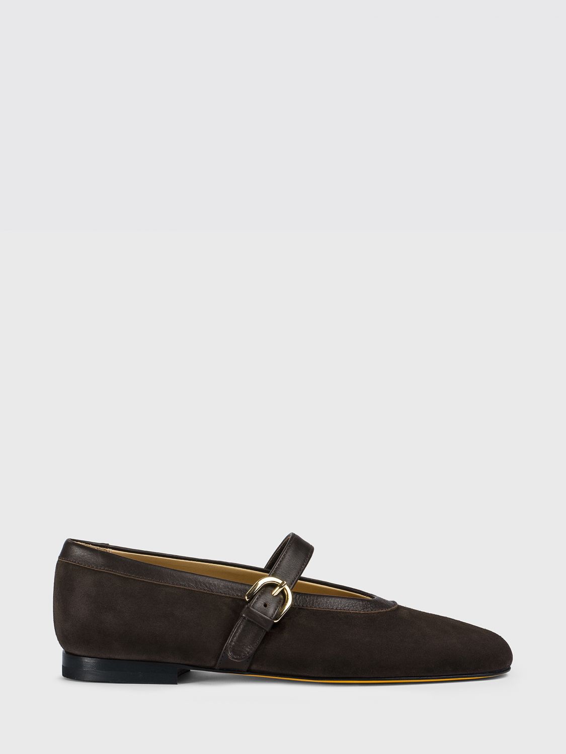 Doucal's Ballet Flat Woman Color Mahogany In Brown