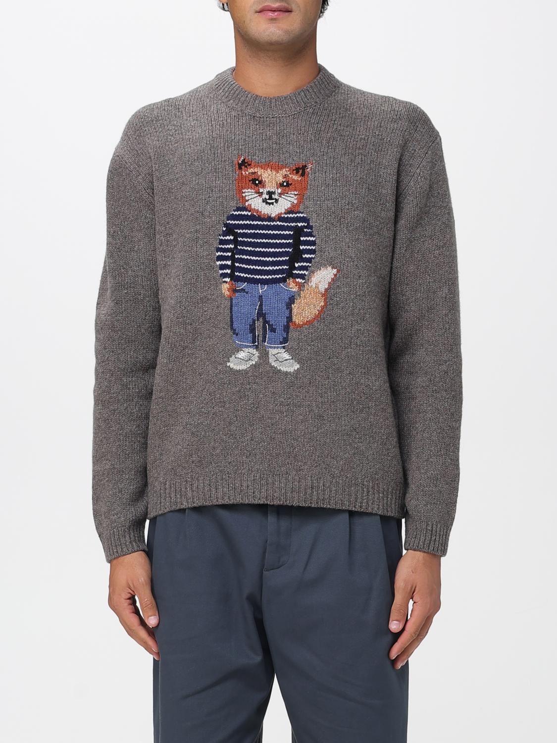 MAISON KITSUNÉ Pullover Herren Farbe Grau
