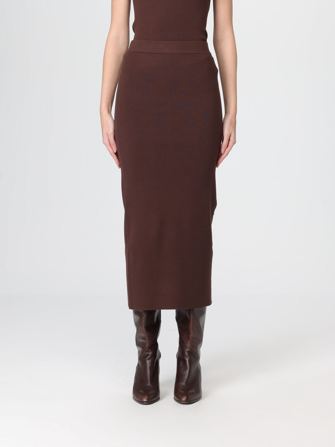 Liu •jo Skirt Liu Jo Woman Color Brown In Brown