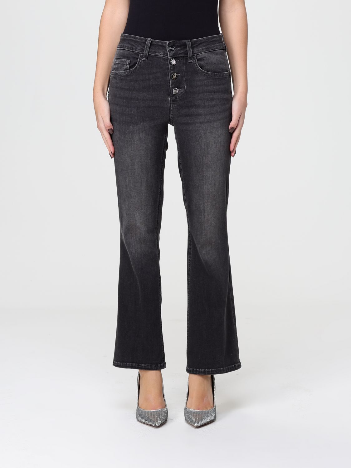 Liu •jo Jeans Liu Jo Woman Color Denim In Black