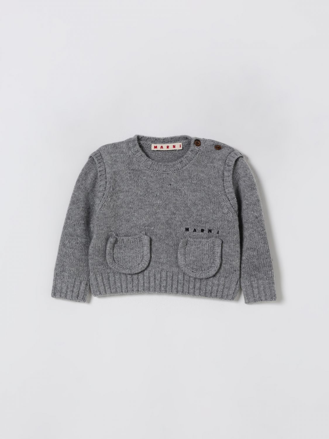 Marni Sweater  Kids Color Grey In Gray