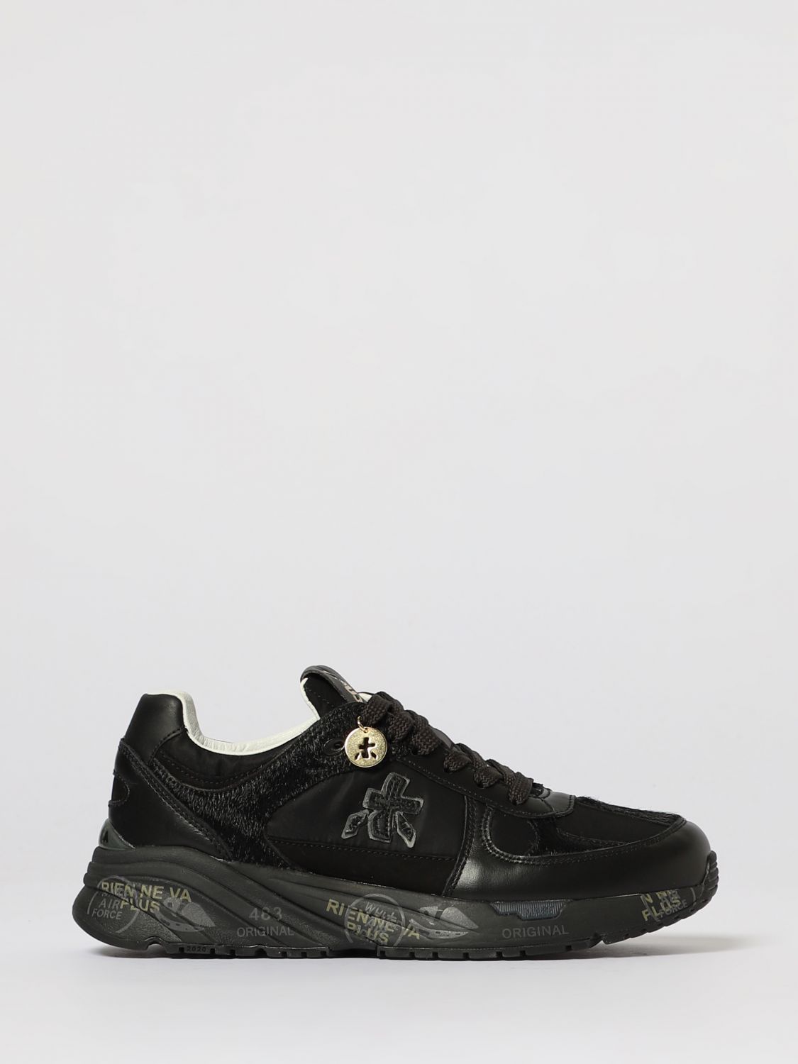 Premiata Sneakers  Woman Color Black In Black