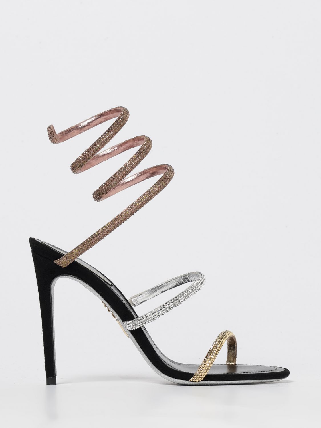 René Caovilla Heeled Sandal Rene Caovilla Woman Color Black In Black