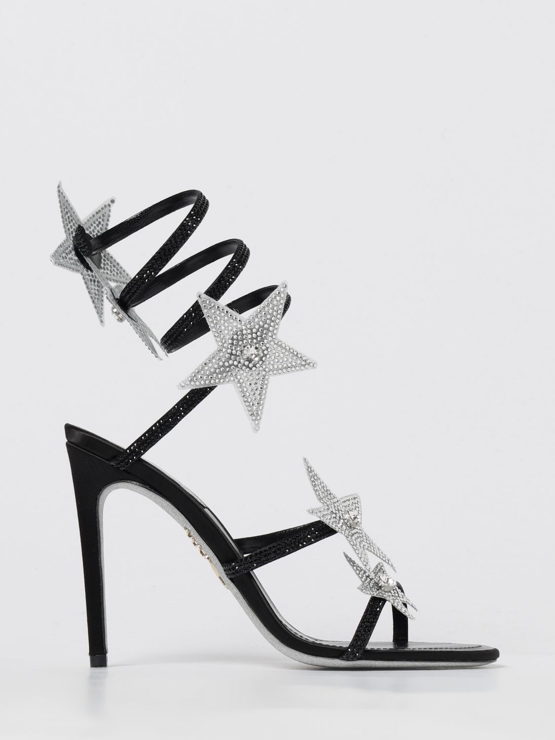 René Caovilla Heeled Sandal Rene Caovilla Woman Color Black In Black