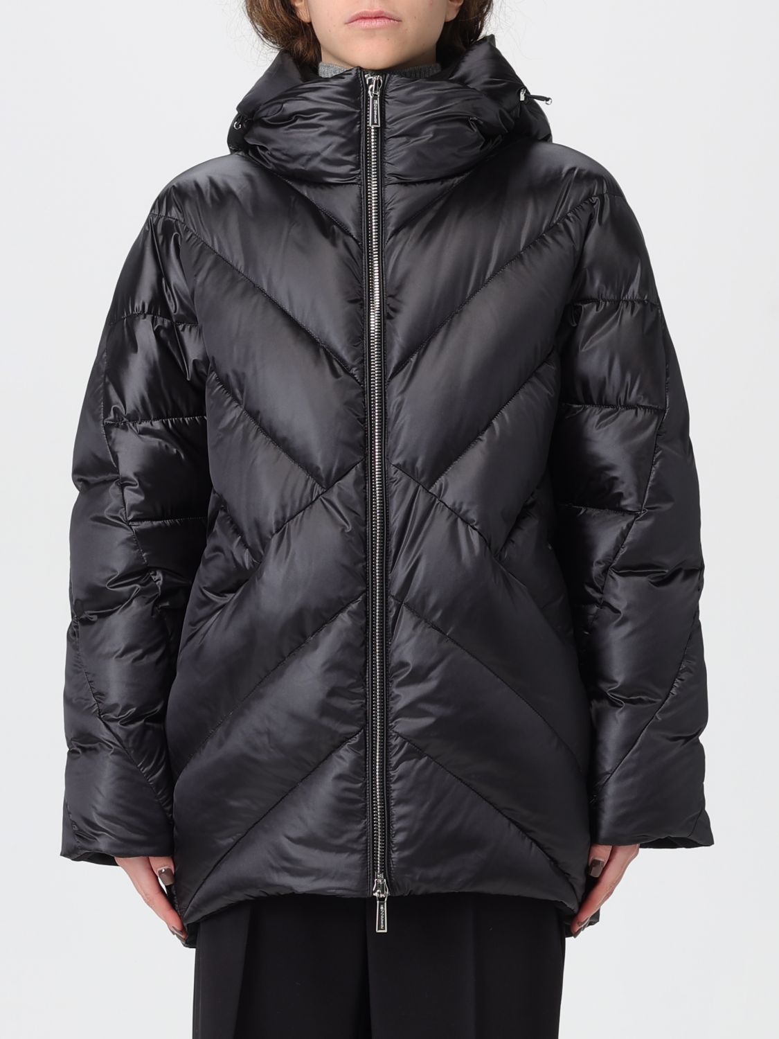 Moorer Jacket  Woman Color Black In Black