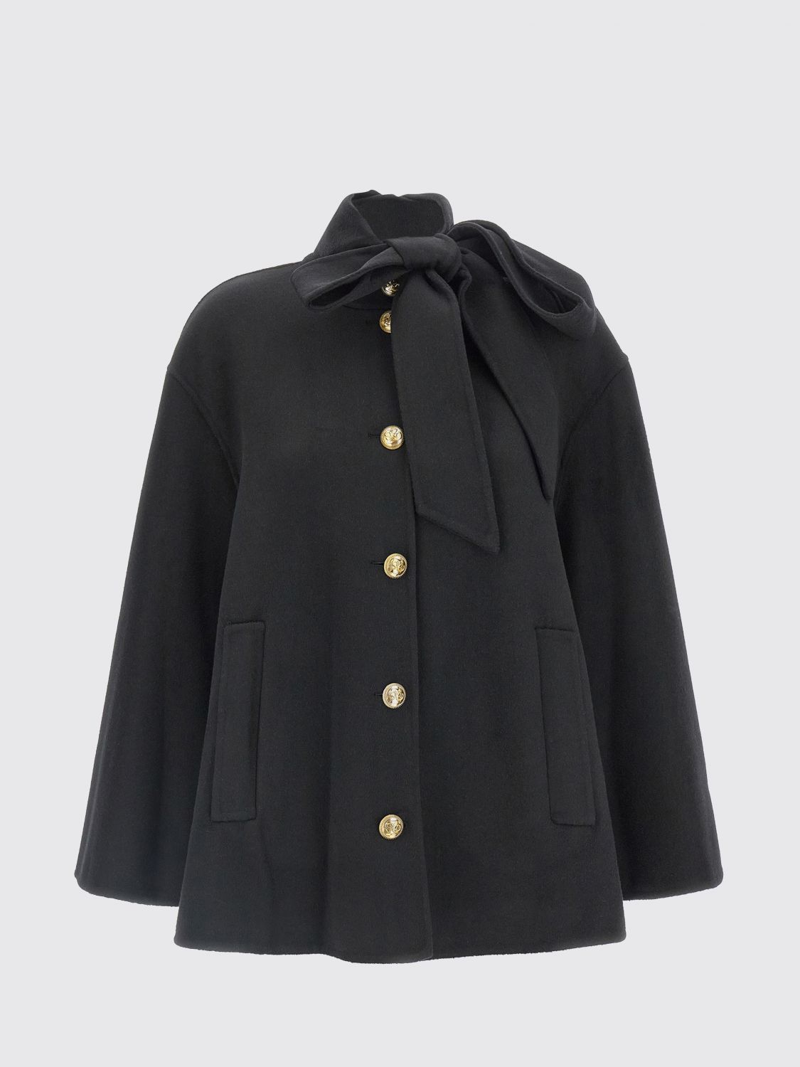 Zimmermann Trench Coat Woman Color Black In Black
