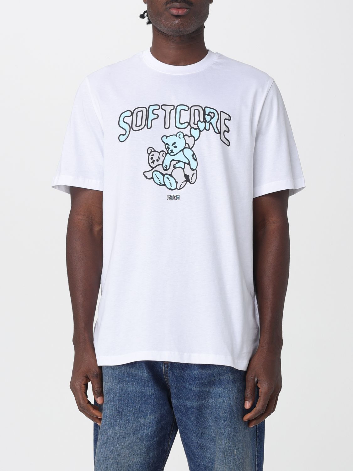 Msgm T-shirt  Men Color White In White