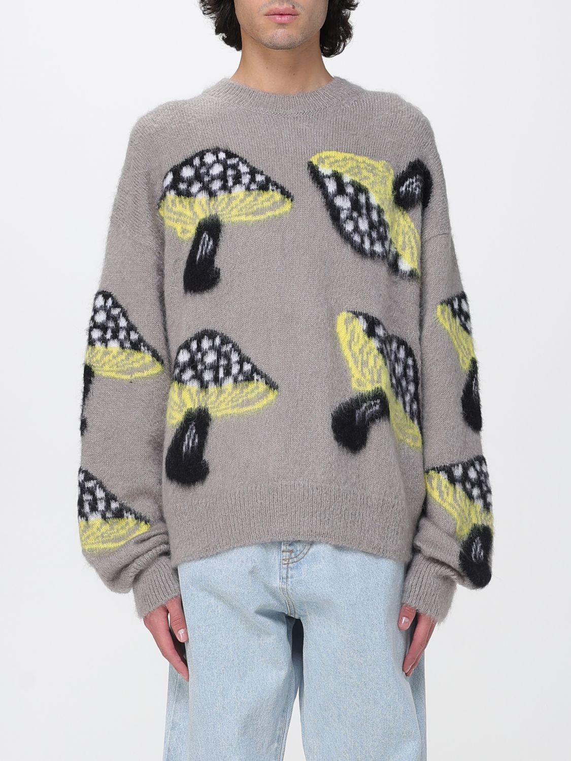 Msgm Sweatshirt  Men Color Grey In Gray