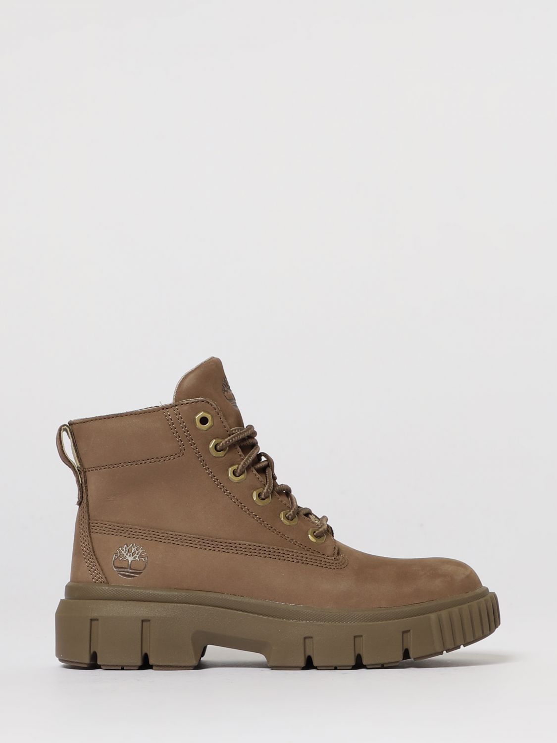 Timberland Flat Ankle Boot  Woman Color Brown In Brown