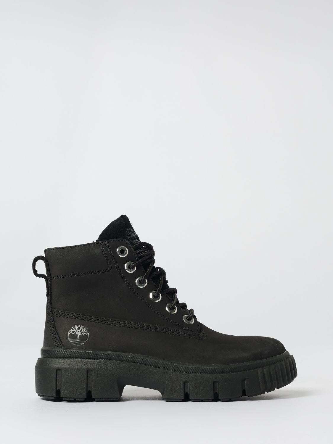 Timberland Flat Ankle Boot  Woman Color Black In Black