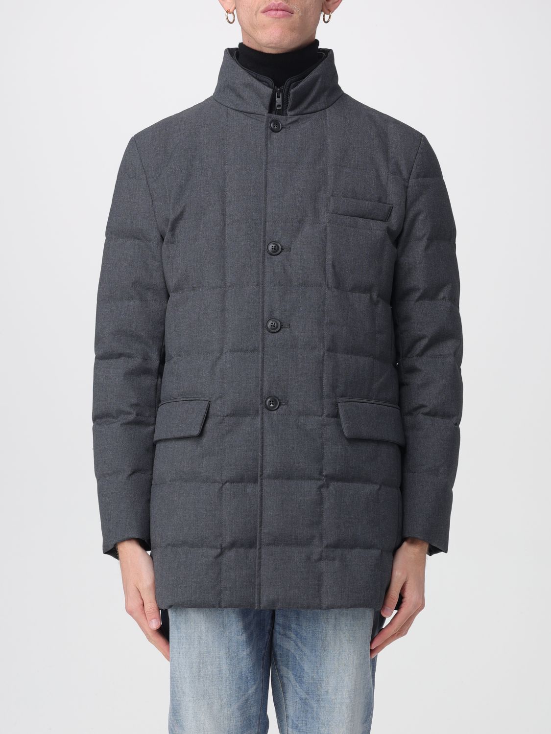 Fay Jacket  Men Color Grey In Gray