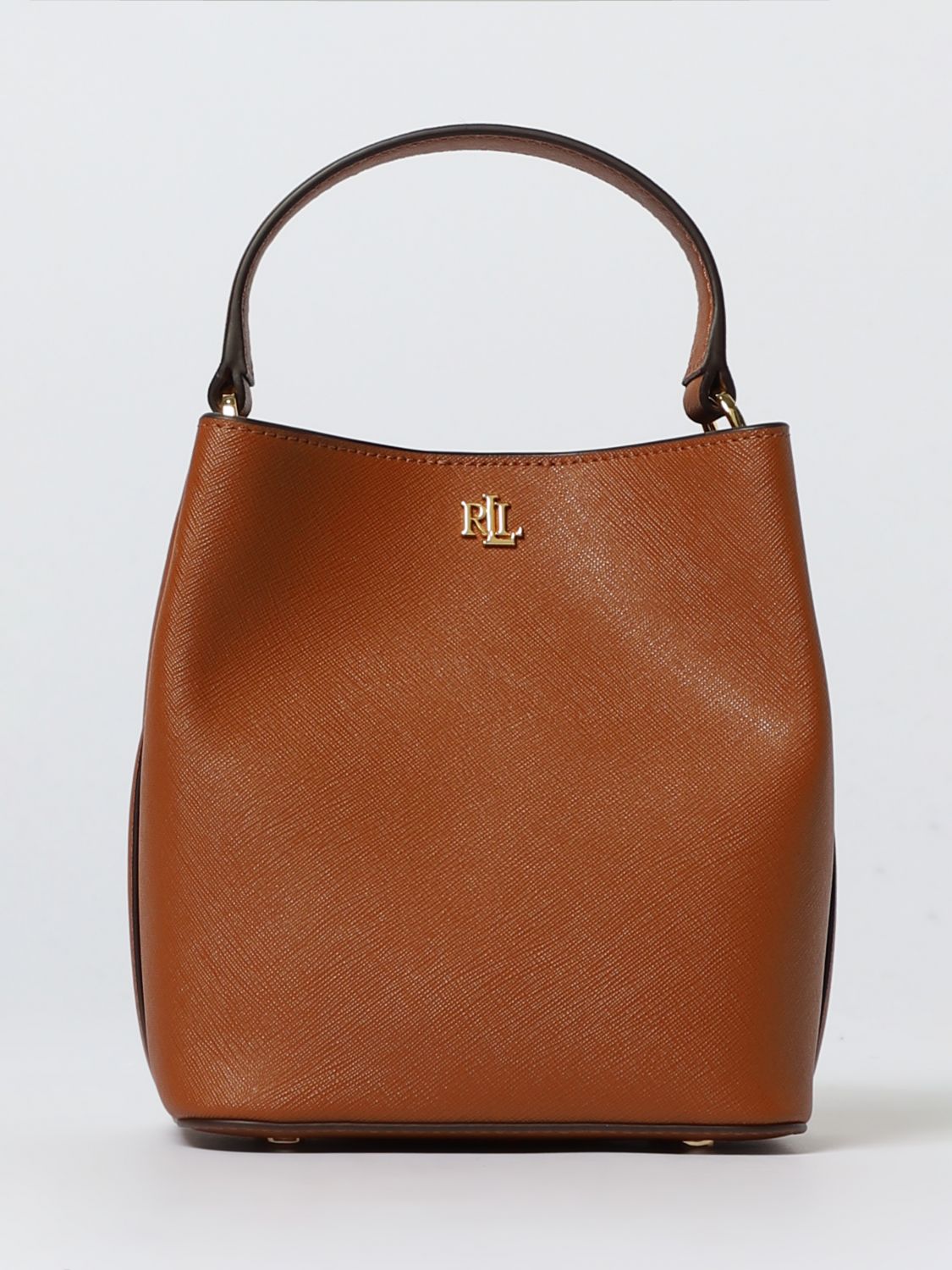 Ralph Lauren Reese Sm Bkt Bucket Bag Small In Brown