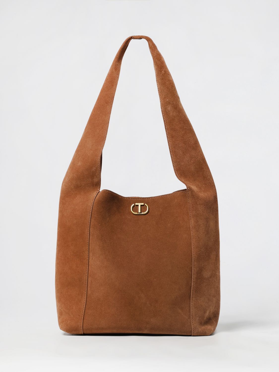 Twinset Shoulder Bag Woman Color Brown In Brown