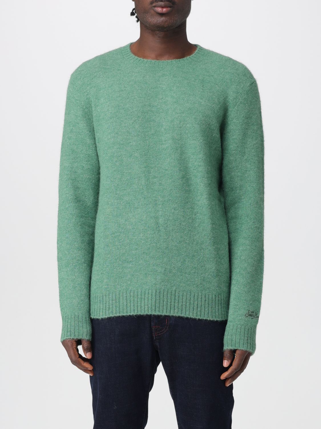 Mc2 Saint Barth Sweater  Men Color Green In Green