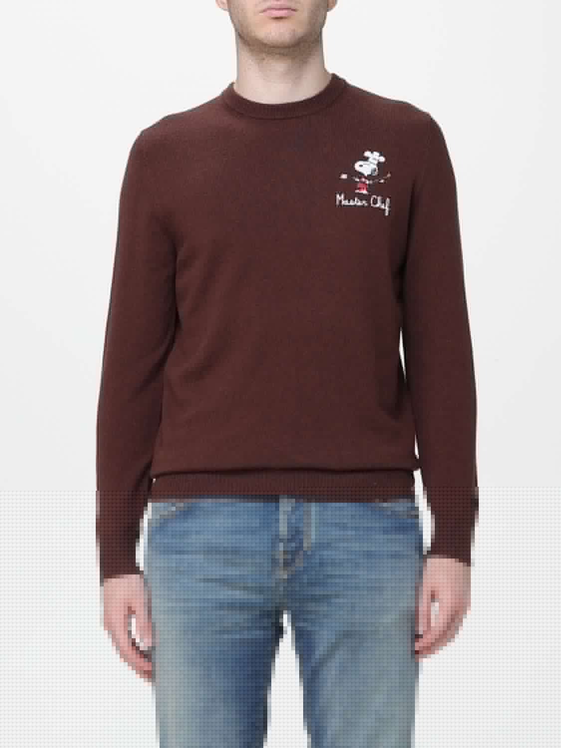 Mc2 Saint Barth Sweater Men Color Multicolor In Burgundy