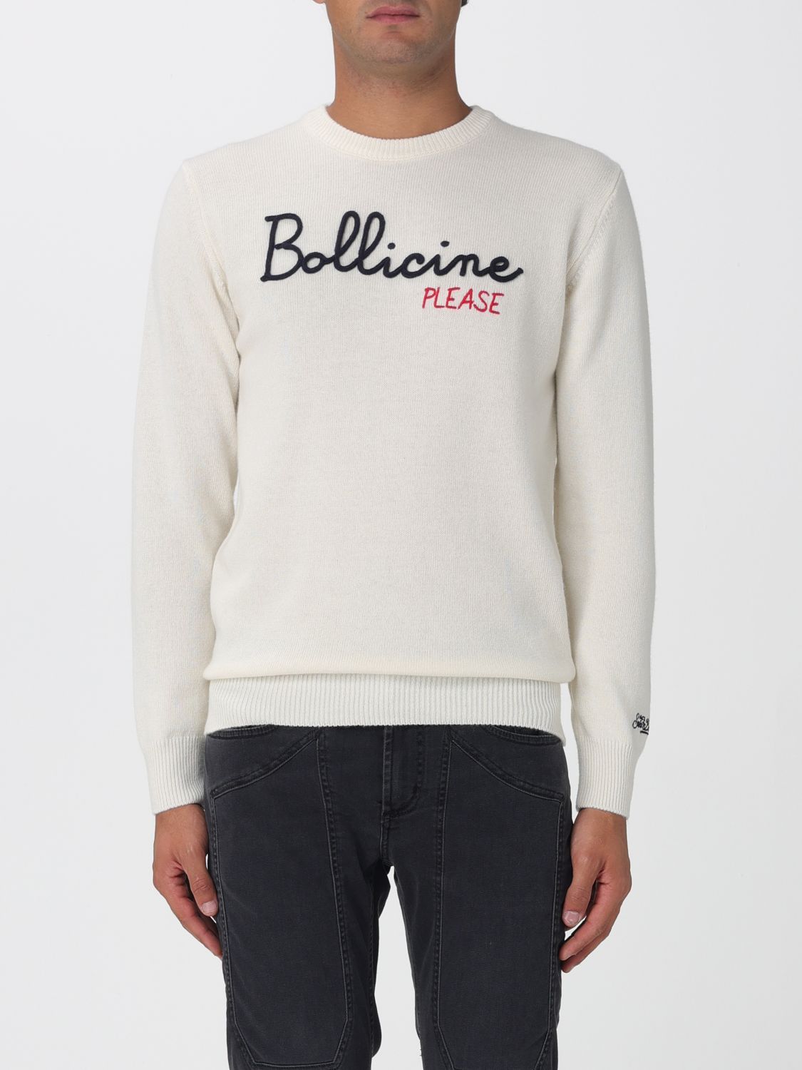 Mc2 Saint Barth Sweater Men Color Natural In Brown