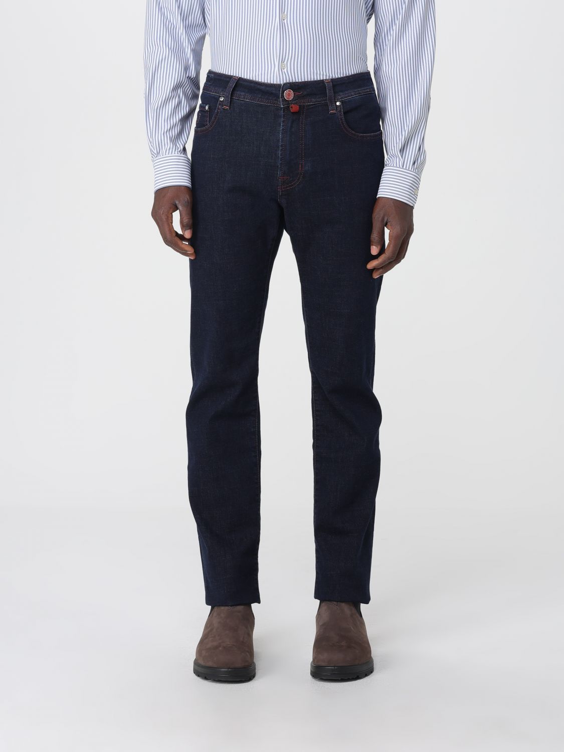 Jacob Cohen Jeans  Men Color Navy In Blue