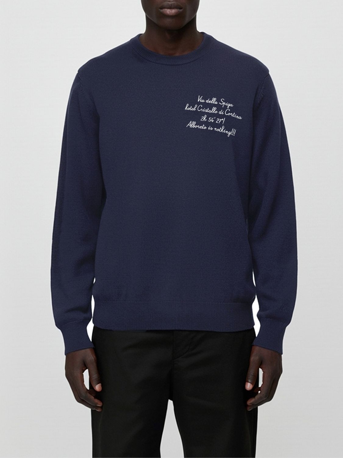 Mc2 Saint Barth Sweater Men Color Blue 1