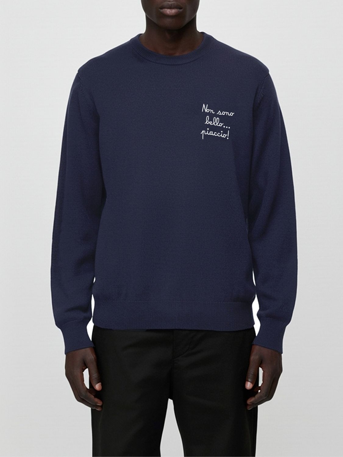 Mc2 Saint Barth Sweater Men Color Blue 2