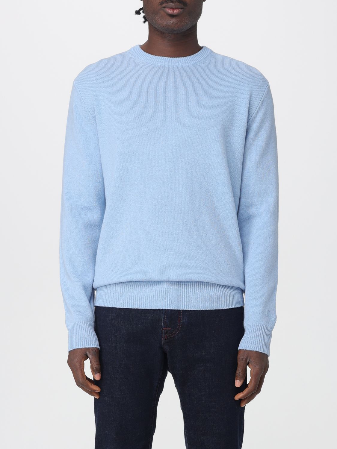Mc2 Saint Barth Sweater  Men Color Sky Blue In Blue