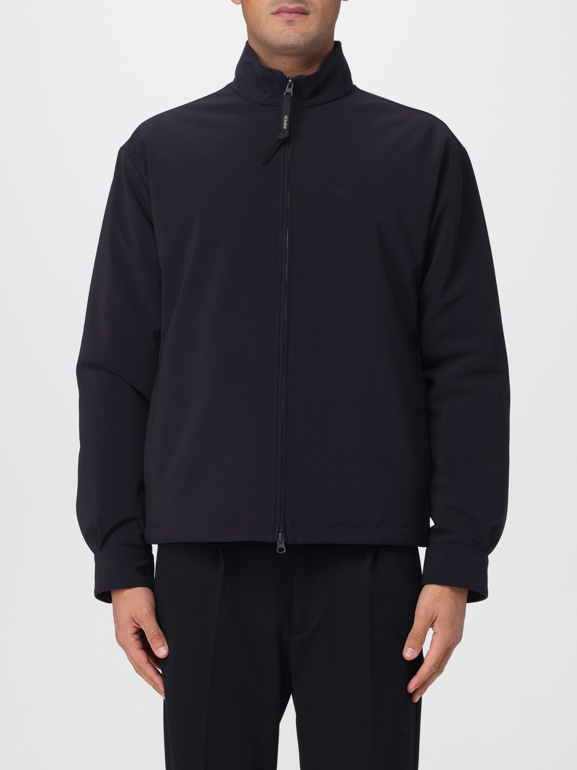 Aspesi Coat  Men Color Blue In Black