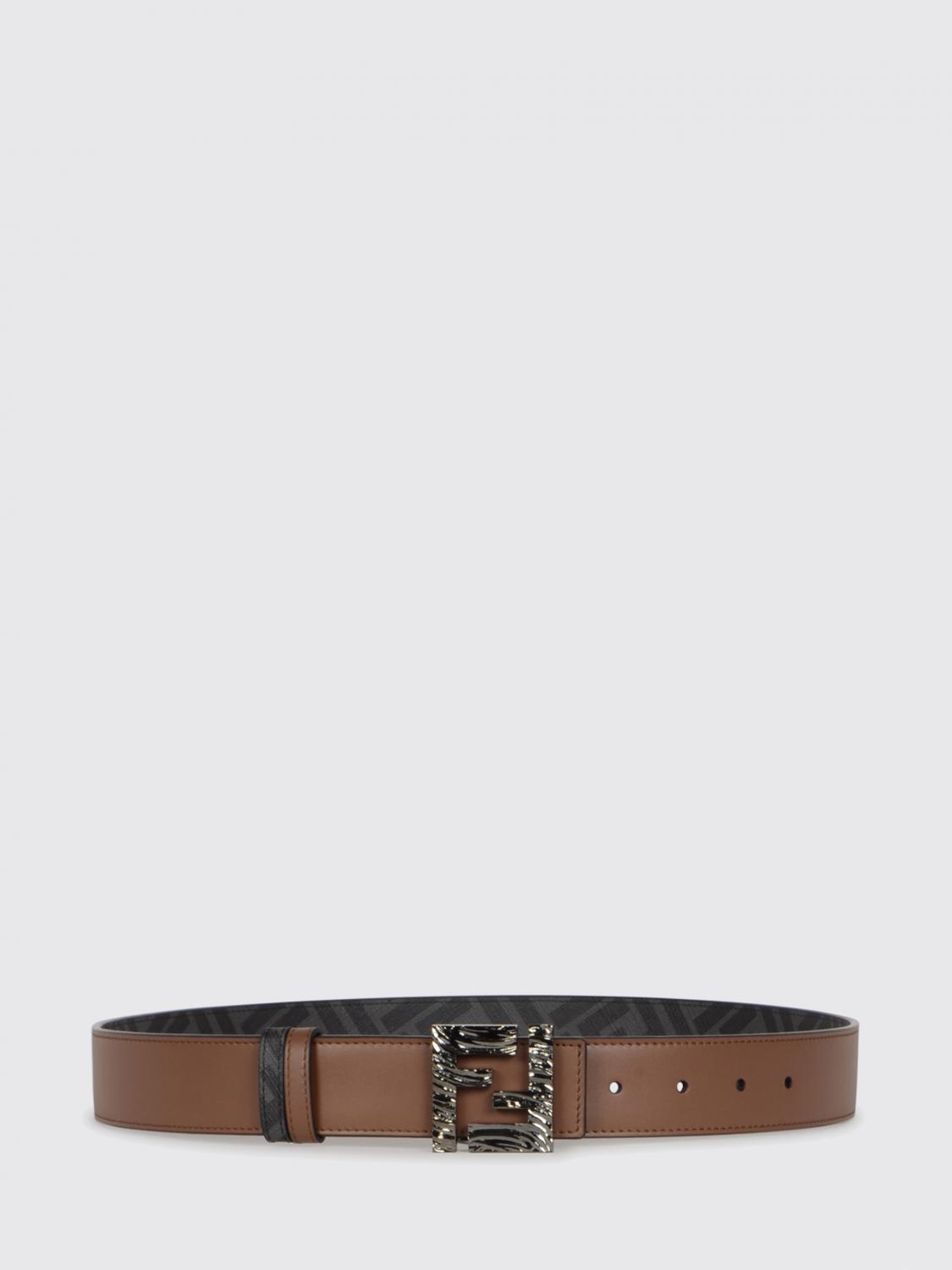 FENDI FENDI Belt Men color Hazel　フェンディ ベルト メンズ カラー ヘーゼル
