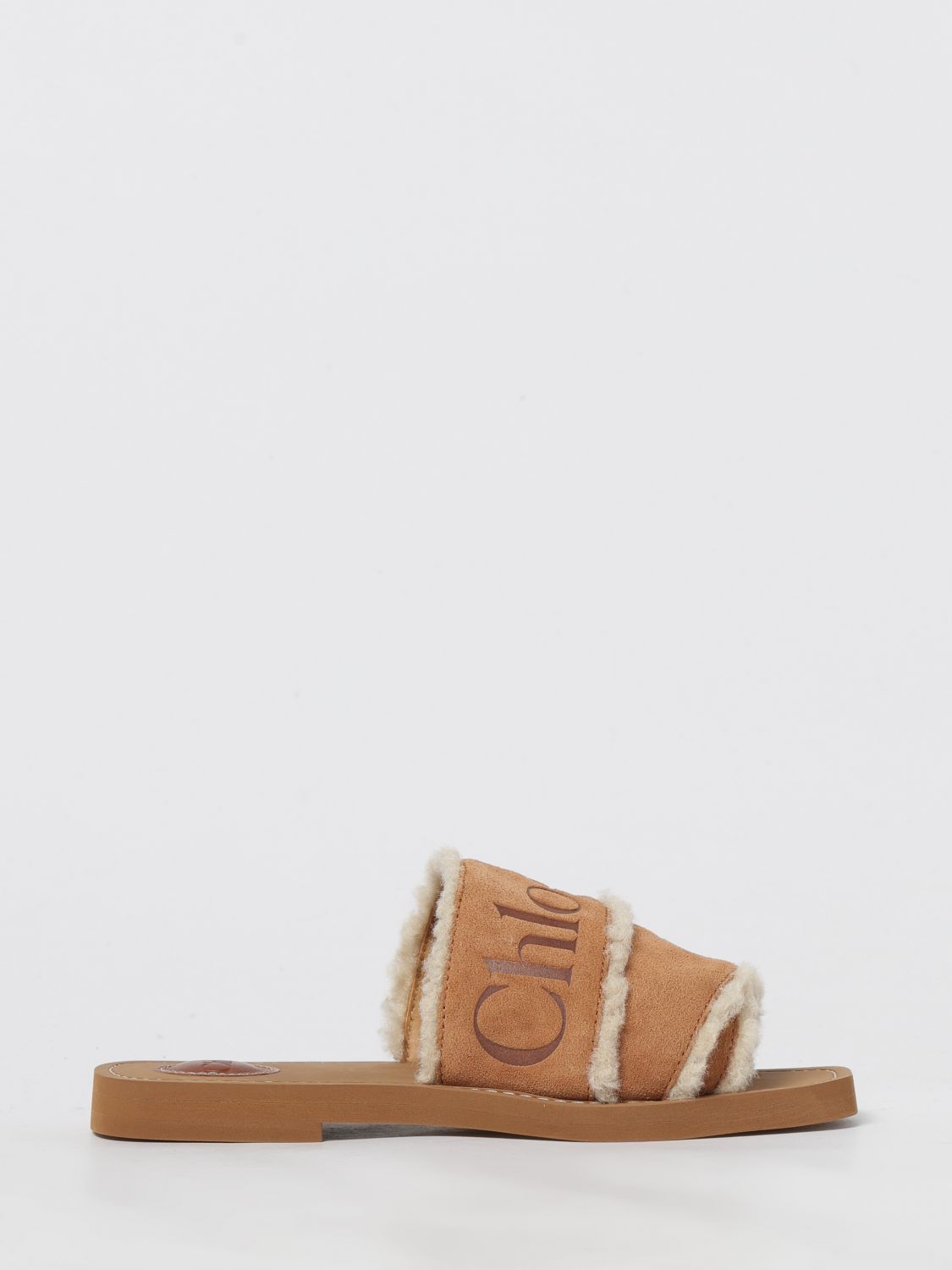 Chloé Flat Sandal  Woman Color Brown In Brown