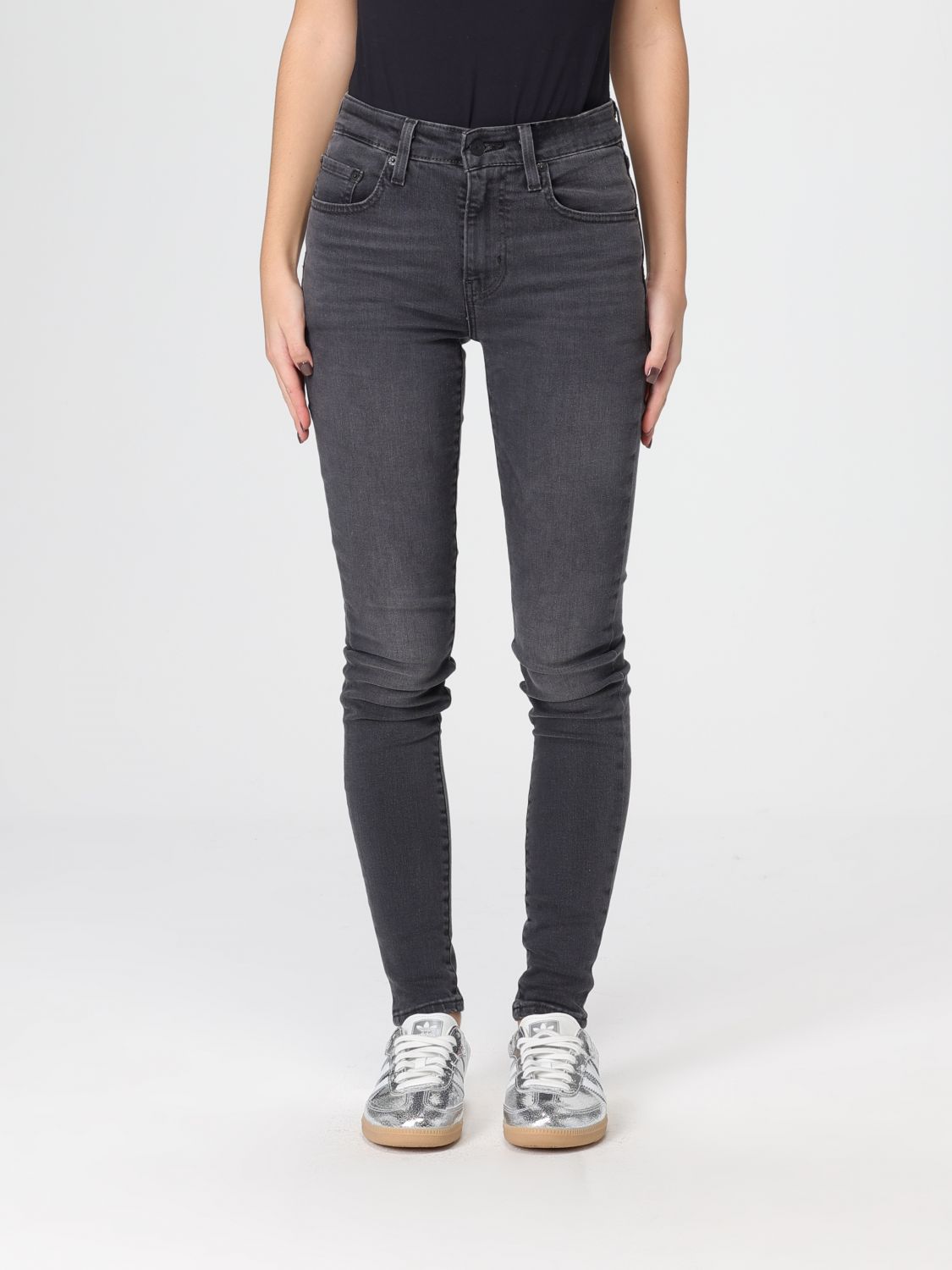 Levi's Pants Woman Color Black In Black