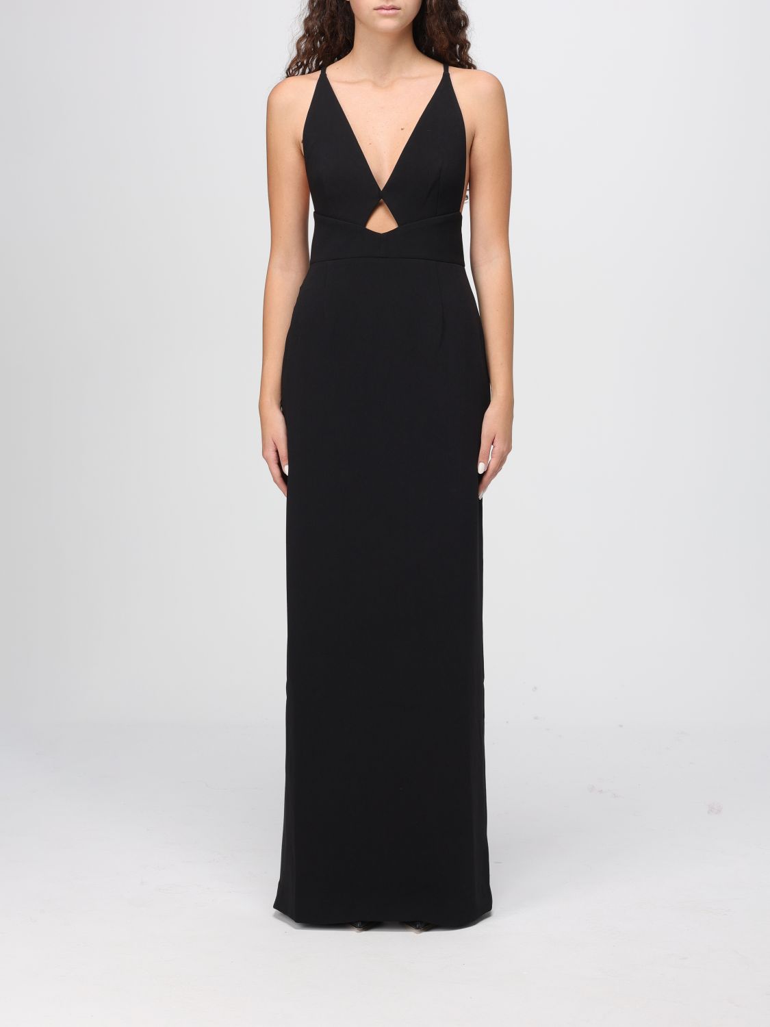 Solace London Milly Maxi Dress In Black