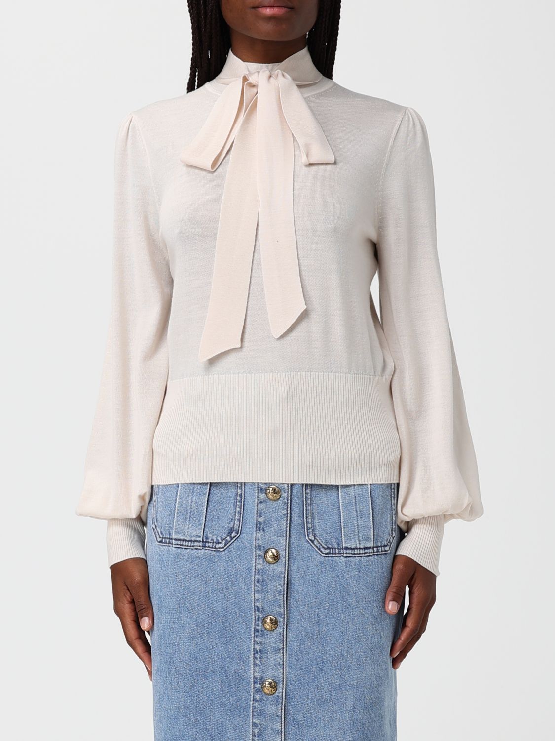 Zimmermann Sweater  Woman Color Beige In White