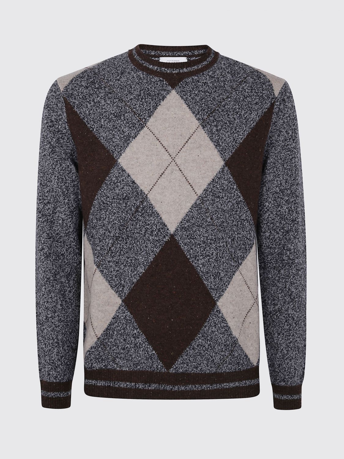 Ballantyne Argyle-pattern Wool Sweater In Multi