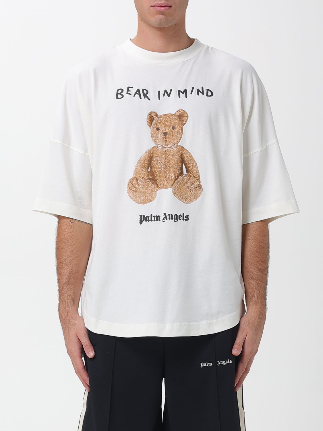 Palm Angels Men's Bear In White