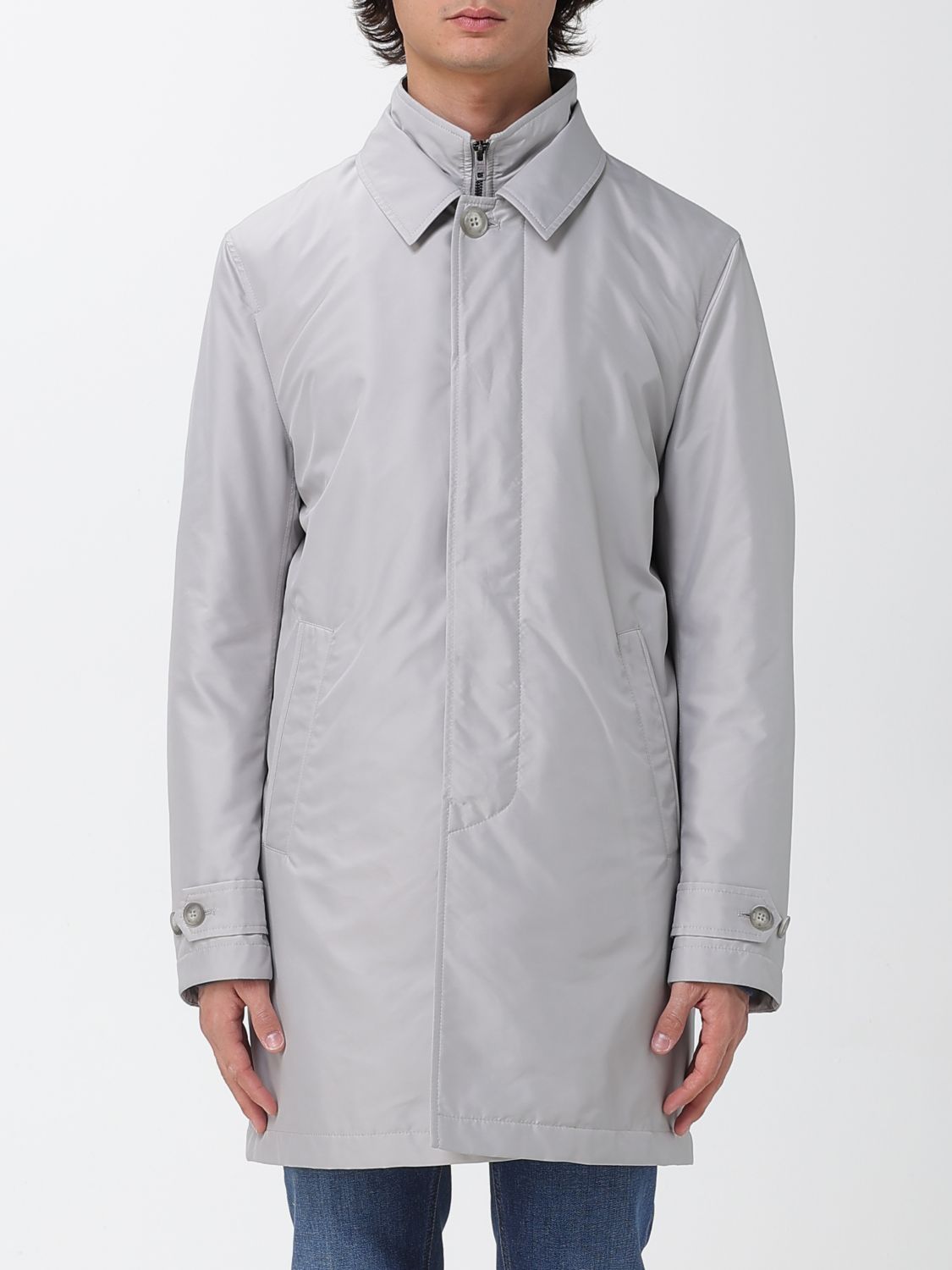 Fay Jacket  Men Color Beige In Gray